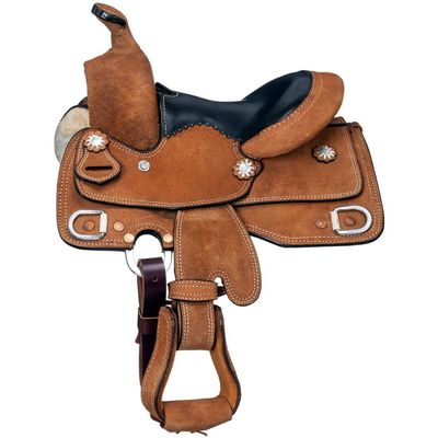 8" Inch Youth-Kids Child Barrel Horse Western Saddle Tack Set Floral Tooled Handmade ST-KIDS-009