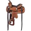 8" Inch Youth-Kids Child Barrel Horse Western Saddle Tack Set Floral Tooled Handmade ST-KIDS-005 view 1
