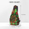 AMAZWI Red Ladybug Cross Chest Bag Diagonally,Crossbody Backpack Travel Hiking Casual Chest Bags Lightweight Sling Bag view 2