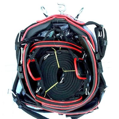 Sazaar Tack Harness Nylon Driving Cart Set for Single Horse Cart Full Cob Pony Shetland ST-NHS-001 (Pony)