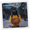 BESPORTBLE 2pcs Outdoor Multi-Function Sun Hat Neck Shade Lightweight Breathable and Portable Sun Hat for Hiking Camping Fishing and Travel Black view 3