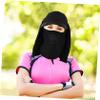 BESPORTBLE 2pcs Outdoor Multi-Function Sun Hat Neck Shade Lightweight Breathable and Portable Sun Hat for Hiking Camping Fishing and Travel Black view 4