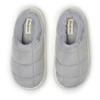 Dearfoams Women's Quilted Cloud Puff Lightweight Cozy Shea Clog with Platform Cushioned Outsole Slipper, Sleet, 5-6 view 3