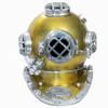 SUGRA ART Full Size Antique U.S Navy Brass Divers Diving Helmet Mark V Deep sea view 2