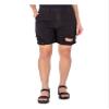 Earnest Sewn Womens Frayed Hem Midi Cutoff Shorts Black 30 view 1