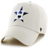 47 Brand MLB Natural Primary Logo Clean Up Adjustable Baseball Cap Hat, Adult One Size Fits All - Houston Astros Natural view 1