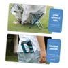 HANABASS Foldable Chair Beach Shade Portable Stool for Camping Fishing Outdoor Events view 3