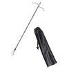 HANABASS 1set Outdoor Folding Lantern Stand Lightweight Camping Lamp Holder Portable Dual-use Hanger for Ground Table for Hiking and Fishing