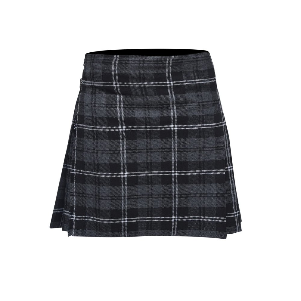 Allsafe Traders Scottish Traditional Tartan Kilt for Kids, Boys and Girls | Toddler Kilts (Granite, 3X-Small (W 24", L 16"))