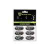 GB Eyeblack 15 Pairs Breathable Eye Strips - Peel & Stick Athletic Eyeblack Stickers for Baseball Football Softball Lacrosse Fans on Game Day | No Mess, Won't Fall Off, Worn by The Pros (Night Camo) view 1