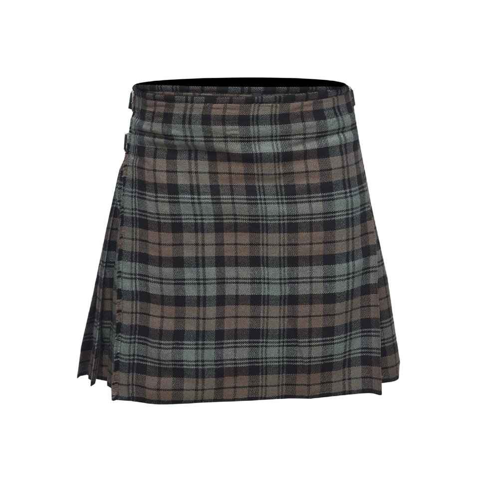 Allsafe Traders Scottish Traditional Tartan Kilt for Kids, Boys and Girls | Toddler Kilts (Black Watch Weathered, X-Small (W 26", L 20"))