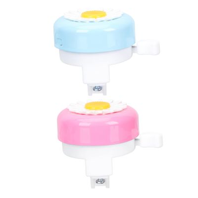 Parliky 2pcs Adorable Boys and Girls Bike Bell Flower Scooter Bells for Boys Girls Easy Screw Mount Safe Riding