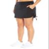 Marika Women's Chelsea Stretch Woven Pocket Skort, Black, 3X view 1