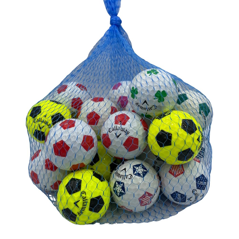 Golf Ball Planet 24 Pack Chrome Soft Truvis Mix Used Golf Balls for Callaway (4A/Near Mint)