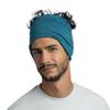 Buff Lightweight Merino Wool Neck Gaiter, 100% Ethically Sourced Wool, Versatile, Temperature Regulating Face Mask, Solid Teal, Adult Size view 4