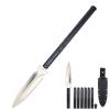 LENGREN Tactic Hunting Boar Spear,A8 Tool steel,Sharp heavy Hunting Spear,T6 aviation aluminum handle,Kydex sheathBroken window cone, 65 (White) view 1
