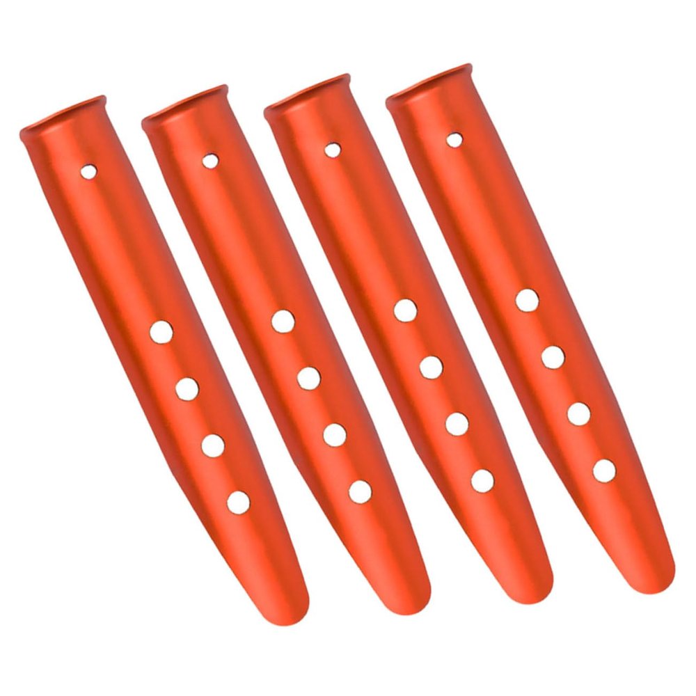 Anneome 4pcs Professional Beach Stakes Tent Aluminum Nails Sand Tent Stakes Portable Outdoor Accessory