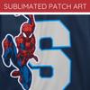 Marvel Spider-Man Big Boys Mesh Hockey Jersey Long Sleeve T-Shirt Blue 18-20 view 4