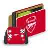 Head Case Designs Officially Licensed Arsenal FC Home 2023/24 Crest Kit Vinyl Sticker Gaming Skin Decal Cover Compatible With Nintendo Switch OLED Bundle view 1