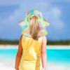 Kids Sun Hat UPF 50+ Sun Protection Bucket Hat Toddler Beach Hats Wide Brim Neck Flap Fishing Hat for Girl Boy,Tie Dye Green 2-5 Years view 3