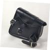 BESPORTBLE Motorcycle Side Bag Pu Leather Storage Pouch for Outdoor Cycling Rear Seat Tail Container Buckle Strap for Essential Items Black Right Side view 3