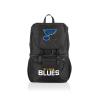 PICNIC TIME NHL St Louis Blues Tarana Backpack Cooler made with Recycled Material, Soft Cooler Backpack, Upcycled Cooler Bag, (Carbon Black) view 1
