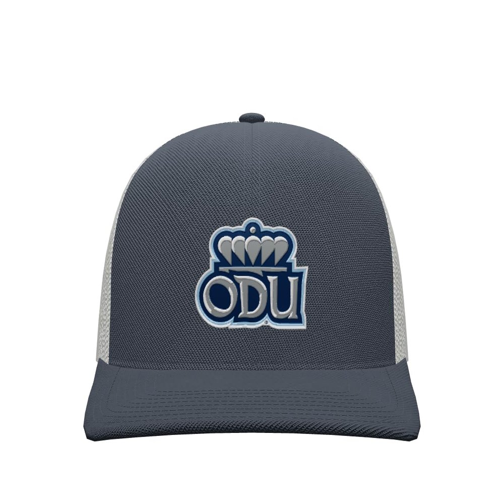Sport Your Gear Old Dominion University Monarchs Prime Mid Profile Adjustable Snap Back Trucker Baseball Hat Cap