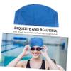 HANABASS 4pcs Professional Swim Hat for Adults Portable Pu Coated Swim Cap for Men and Women Comfortable and Stretchy Design for Swimming and Water Sports view 3