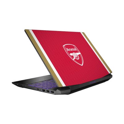 Head Case Designs Officially Licensed Arsenal FC Home 2023/24 Crest Kit Vinyl Sticker Skin Decal Cover Compatible with HP Pavilion 15.6" 15-dk0047TX