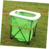 BESPORTBLE Emergency Outdoor Toilet Multi-Functional Folding Portable Restroom Sturdy Camping Seat view 3