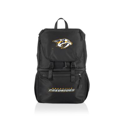 PICNIC TIME NHL Nashville Predators Tarana Backpack Cooler Made with Recycled Material, Soft Cooler Backpack, Upcycled Cooler Bag, (Carbon Black)