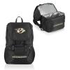 PICNIC TIME NHL Nashville Predators Tarana Backpack Cooler Made with Recycled Material, Soft Cooler Backpack, Upcycled Cooler Bag, (Carbon Black) view 4