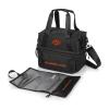 PICNIC TIME NCAA Oklahoma State Cowboys Tarana Lunch Bag Cooler with Utensils Made from Recycled Material, Lunch Box with Picnic Set, Upcycled Lunch Cooler Bag, (Carbon Black) view 1