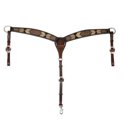 Professional's Choice Breast Collar Chocolate Arrowhead