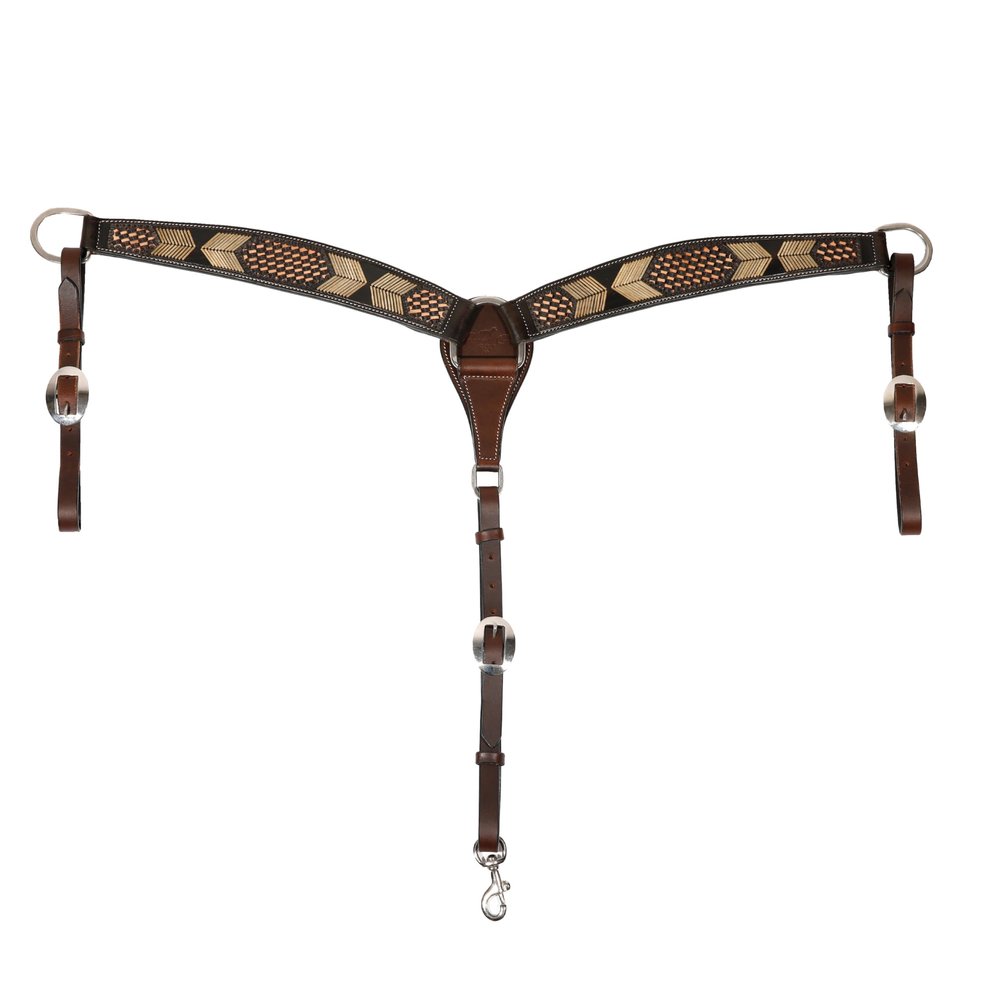 Professional's Choice Breast Collar Chocolate Arrowhead
