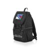PICNIC TIME NHL New York Rangers Tarana Backpack Cooler made with Recycled Material, Soft Cooler Backpack, Upcycled Cooler Bag, (Carbon Black) view 2