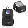 PICNIC TIME NHL New York Rangers Tarana Backpack Cooler made with Recycled Material, Soft Cooler Backpack, Upcycled Cooler Bag, (Carbon Black) view 4