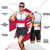 SLS3 Triathlon Suits Mens - Durable Sleeveless Tri Suit Men Triathlon Suit - Lightweight Trisuit with 2 Pockets for Storage (Teal Fractal, Small) view 2