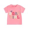 Kayotuas Birthday Girl Shirt Kids 6T 7T Toddler 1st 2nd 3rd 4th 5th Birthday Embroidery T-Shirt Tops Cute Cake Smash Clothes (Pink, 18-24 Months) view 1