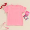 Kayotuas Birthday Girl Shirt Kids 6T 7T Toddler 1st 2nd 3rd 4th 5th Birthday Embroidery T-Shirt Tops Cute Cake Smash Clothes (Pink, 18-24 Months) view 4