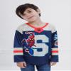 Marvel Spider-Man Big Boys Mesh Hockey Jersey Long Sleeve T-Shirt Blue 14-16 view 2