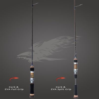 Phenix Rods Mirage Spinning / 6'1" / 1 PC / 1-5 LB LINE Rating / 1/32-1/8 OZ Lure Weight/Moderate Taper Action/Essex SIC Guides/Burt Wood Reel SEAT/Cork & EVA Split Grip Handle