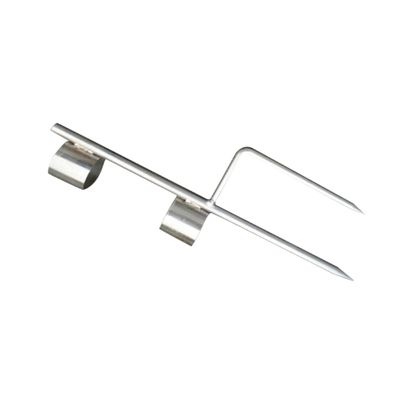 Yardwe Small Portable Fishing Rod Holder Stainless Steel Fishing Supporter for Outdoor Use Easy to Install Fit for Rod Types for Bank and Beach
