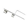 Yardwe Small Portable Fishing Rod Holder Stainless Steel Fishing Supporter for Outdoor Use Easy to Install Fit for Rod Types for Bank and Beach view 1