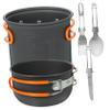 Yardwe Camping Pot Set Metal Outdoor Cooking Utensils Kit Compact Picnic Supplies view 1