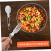 Yardwe Camping Pot Set Metal Outdoor Cooking Utensils Kit Compact Picnic Supplies view 4