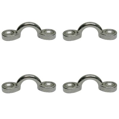 DBMIMPORTERS Heavy Duty Cast Pad Eye Marine Stainless Steel T316 3/16" Pad Eye Lifting 4 Pcs