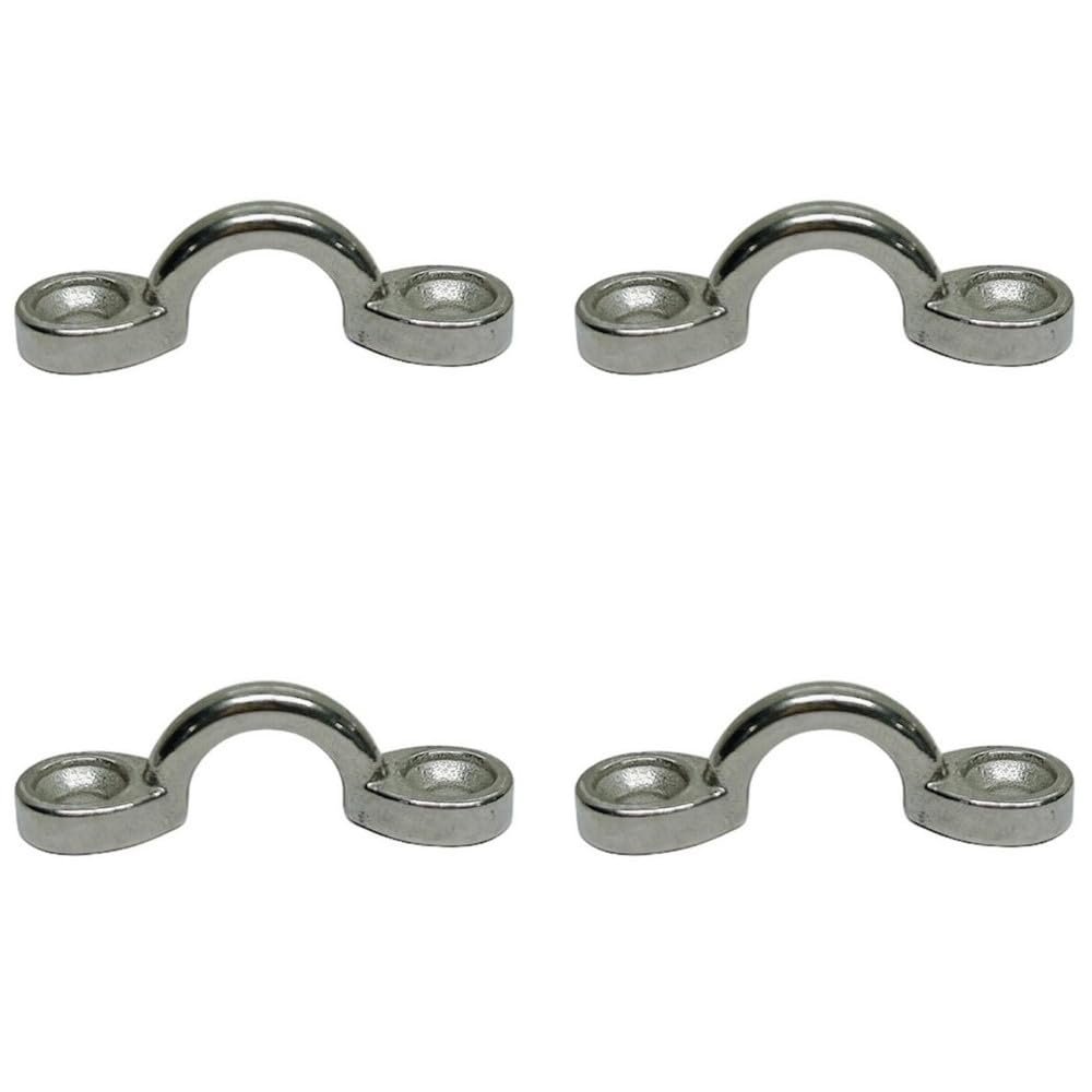 DBMIMPORTERS Heavy Duty Cast Pad Eye Marine Stainless Steel T316 3/16" Pad Eye Lifting 4 Pcs