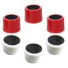 Baluue 6pcs Dual-Sided Billiard Cue Tip Shaper and Plastic Burnisher for Precise Repair and Smoothing Essential Tool for Pool and Snooker Enthusiasts view 1