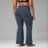 Colorfulkoala Women's Dreamlux Workout Flare Leggings High Waisted Wide Leg Bootcut Yoga Pants 29.5" Inseam (XS, Blue Ink) view 2